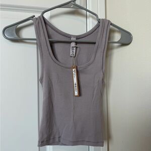 NWT Skims Cotton Ribbed Tank - Oyster
